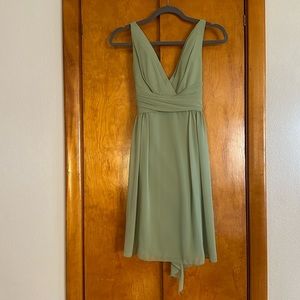 Green Bridesmaid Gown